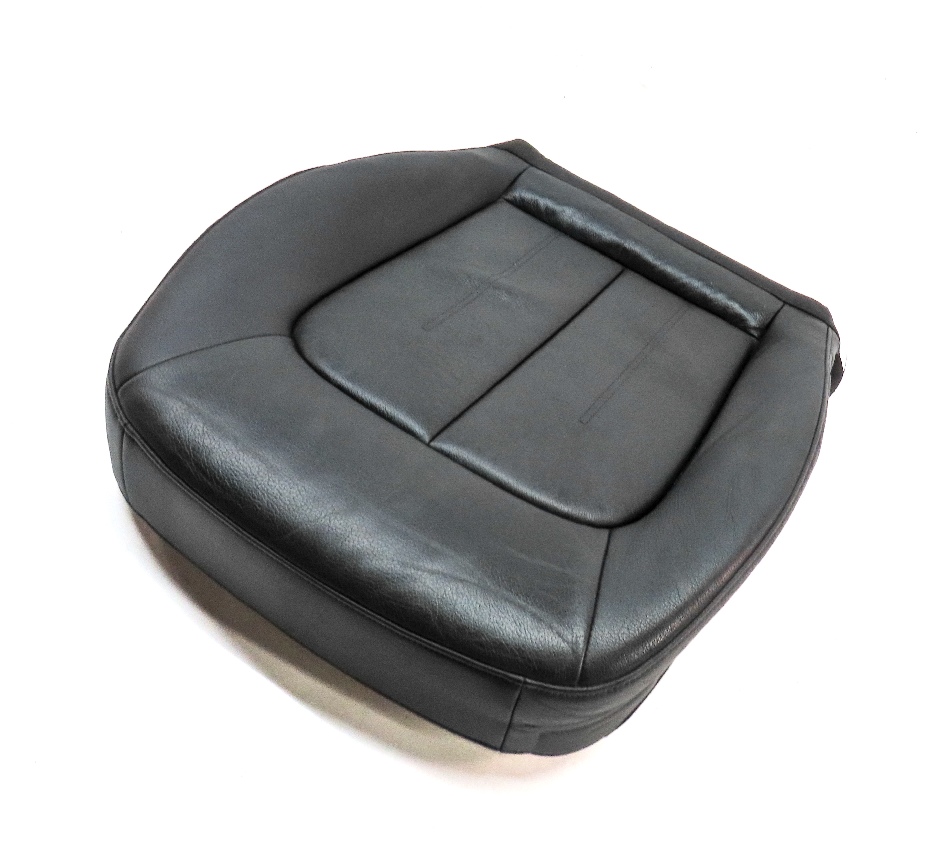 2015 AUDI A6 (C7) FRONT LEFT DRIVER LOWER MEMORY HEATED SEAT CUSHION (Black) — exact item pictured